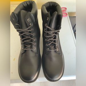 Steel toe work boots. Never been worn.